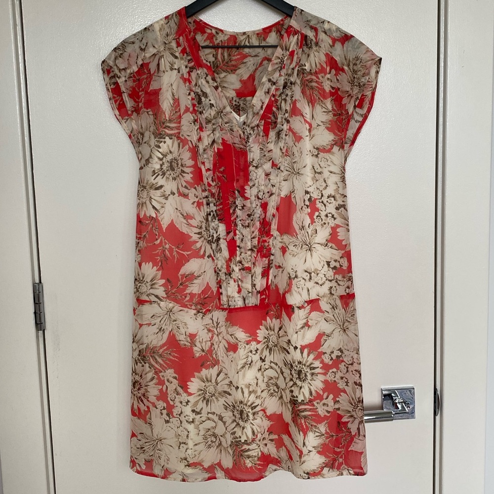 Pink Floral Summer Dress